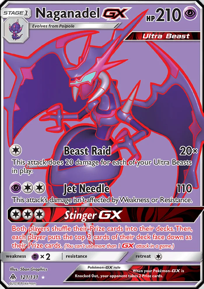 Naganadel GX · Forbidden Light 121/131