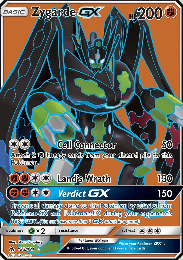 Zygarde GX · Forbidden Light 123/131