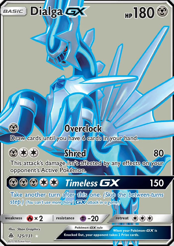 Dialga GX · Forbidden Light 125/131
