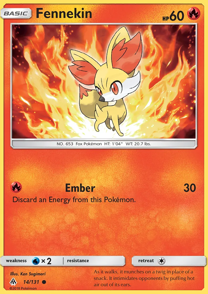 Fennekin · Forbidden Light 14/131
