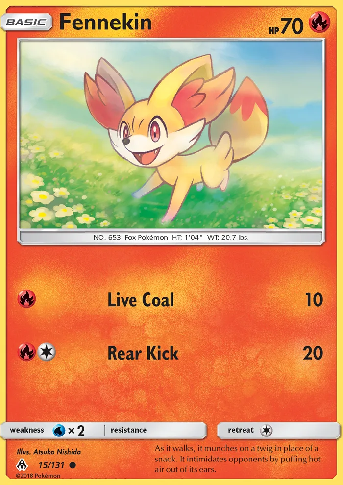 Fennekin · Forbidden Light 15/131