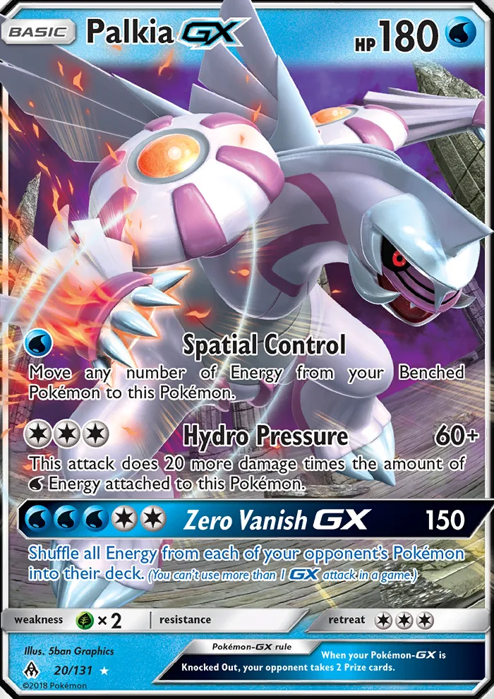Palkia GX · Forbidden Light 20/131