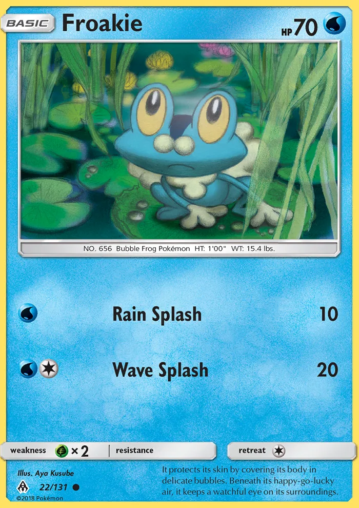 Froakie · Forbidden Light 22/131