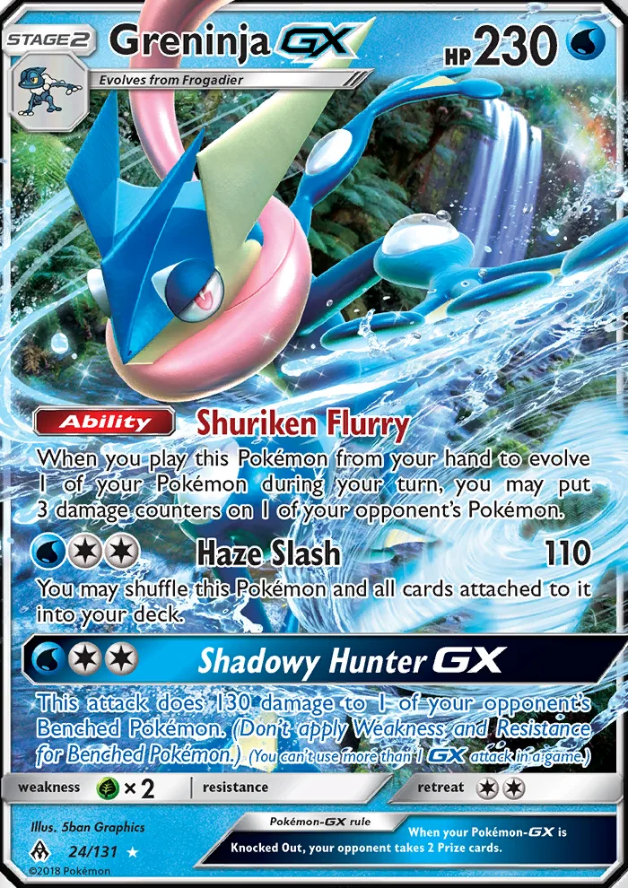 Greninja GX · Forbidden Light 24/131