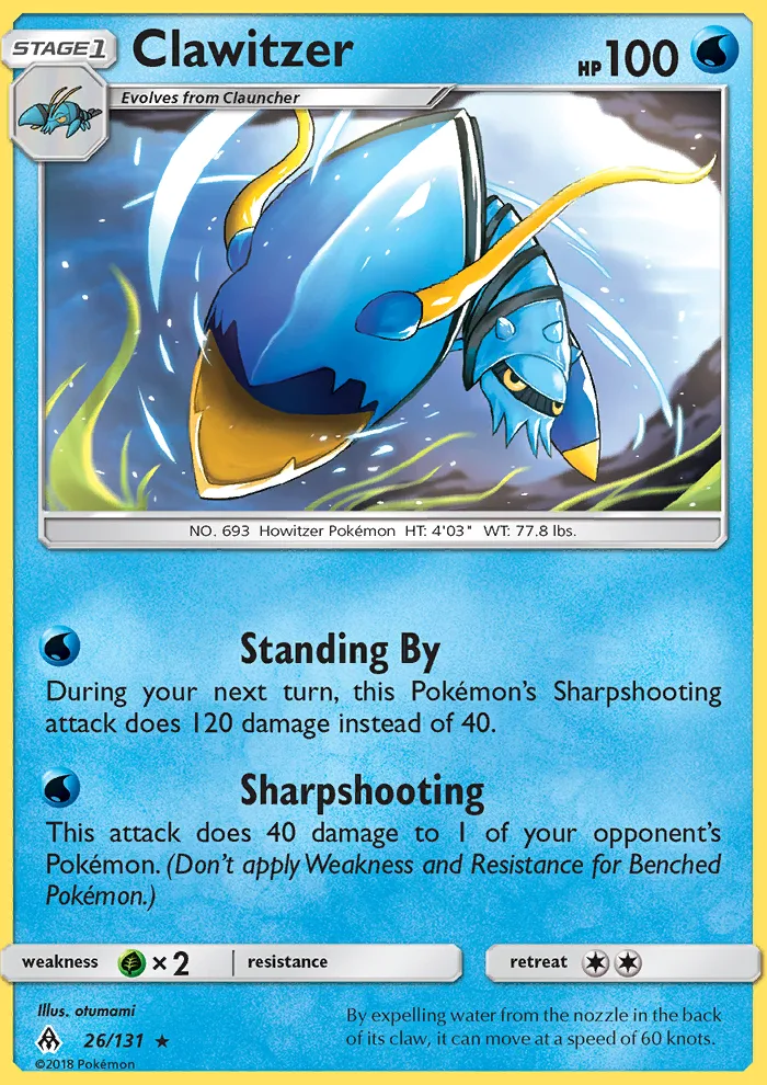 Clawitzer · Forbidden Light 26/131