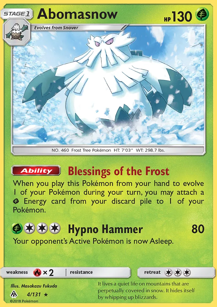 Abomasnow · Forbidden Light 4/131