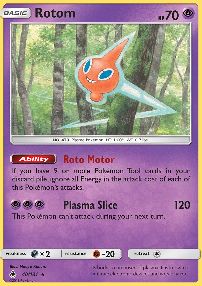Rotom · Forbidden Light 40/131