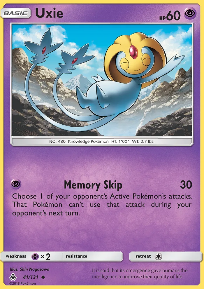 Uxie · Forbidden Light 41/131
