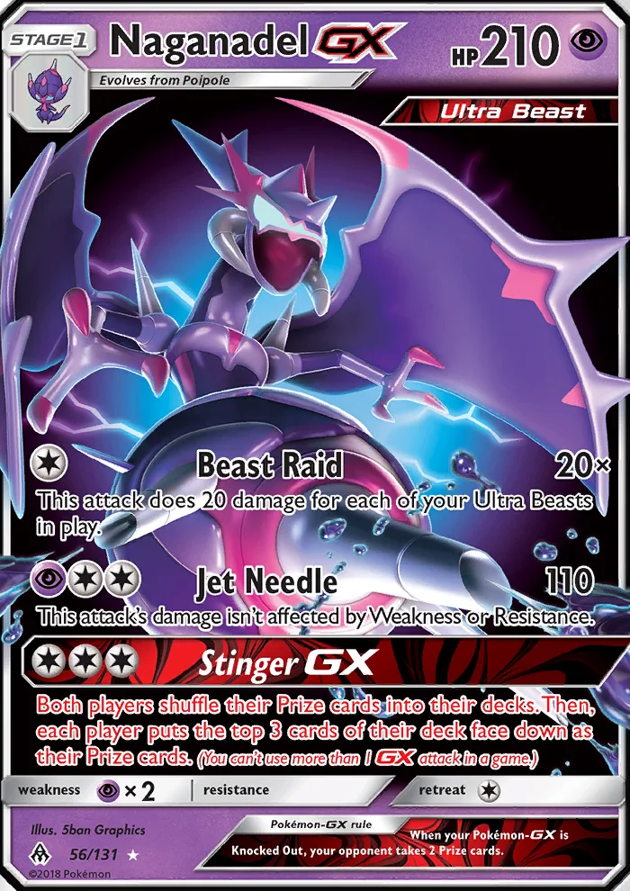 Naganadel GX · Forbidden Light 56/131