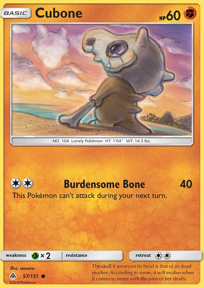 Cubone · Forbidden Light 57/131