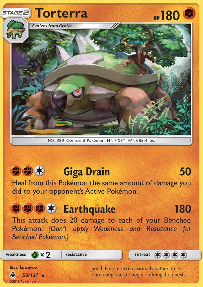 Torterra · Forbidden Light 58/131