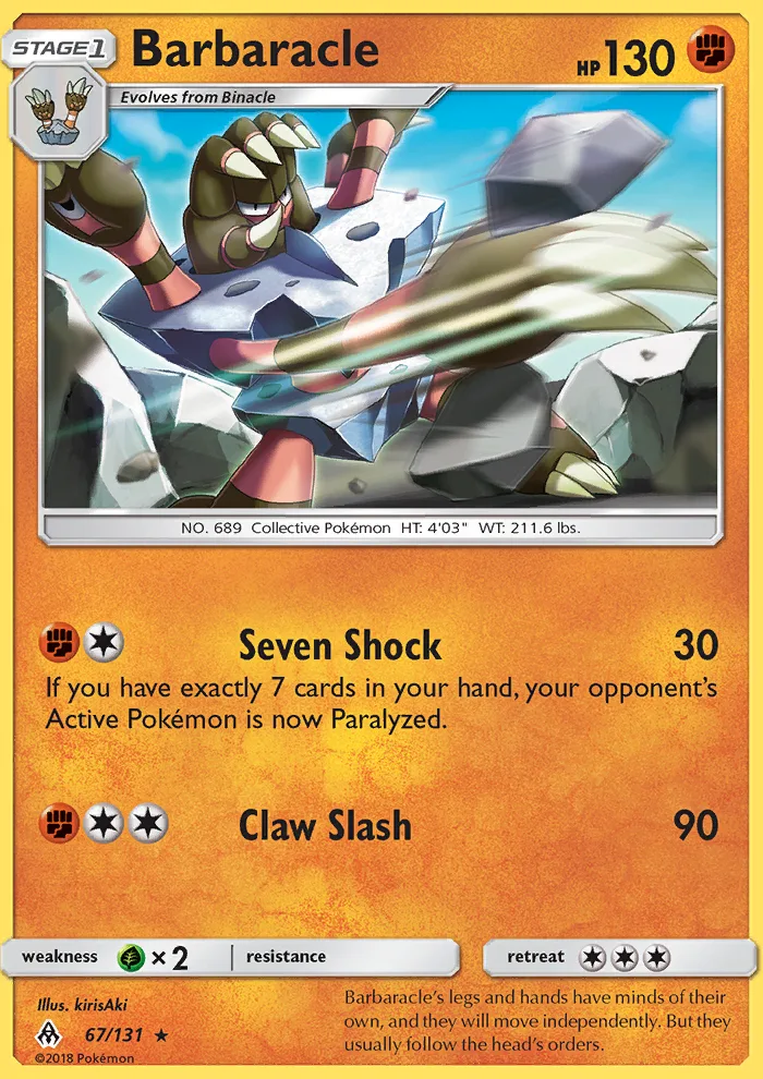 Barbaracle · Forbidden Light 67/131