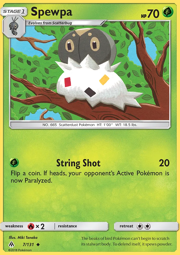 Spewpa · Forbidden Light 7/131
