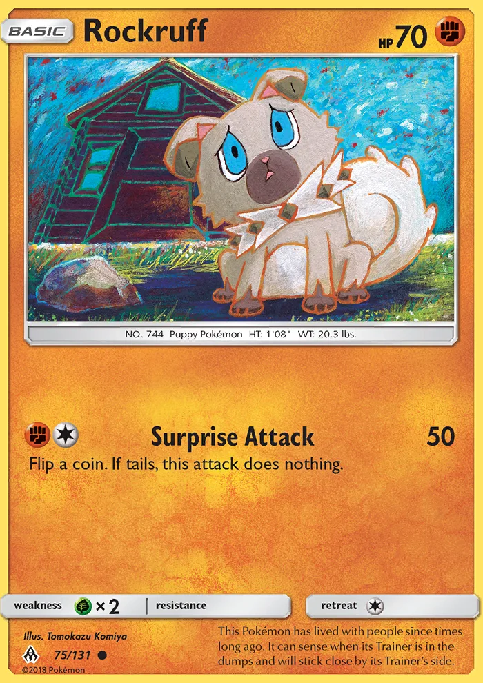 Rockruff · Forbidden Light 75/131