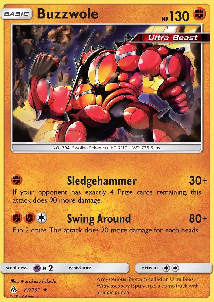 Buzzwole · Forbidden Light 77/131