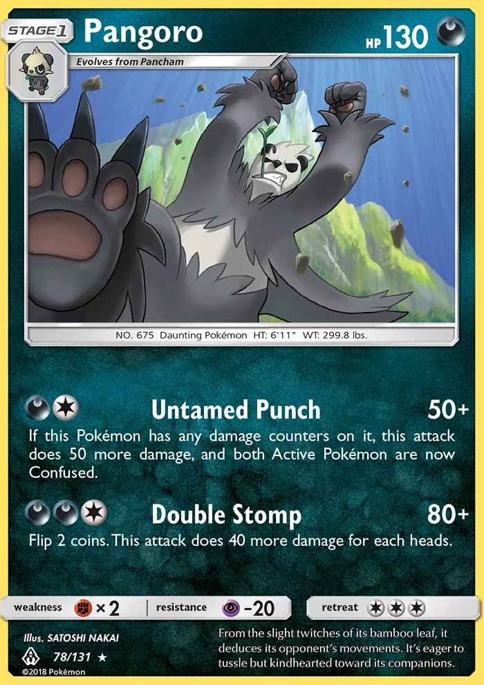 Pangoro · Forbidden Light 78/131