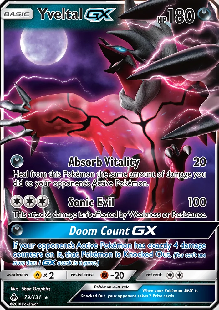 Yveltal GX · Forbidden Light 79/131