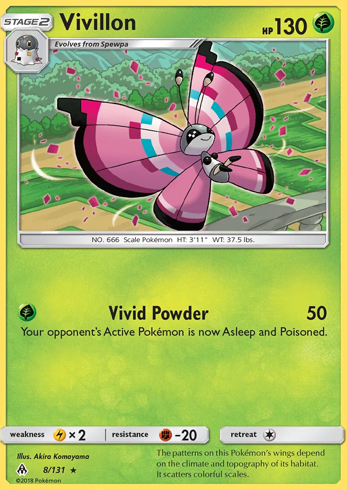 Vivillon · Forbidden Light 8/131