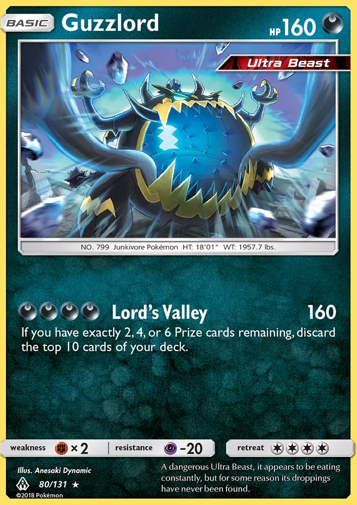 Guzzlord · Forbidden Light 80/131