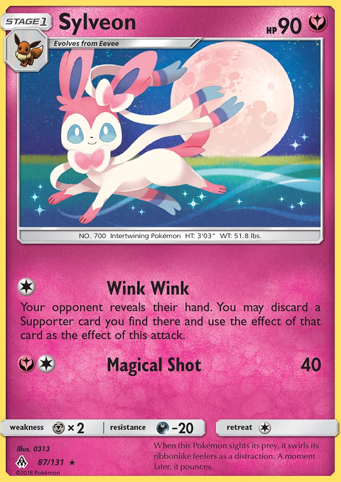 Sylveon · Forbidden Light 87/131