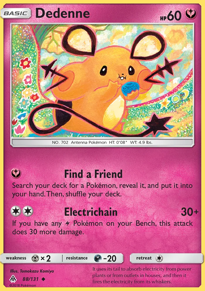 Dedenne · Forbidden Light 88/131
