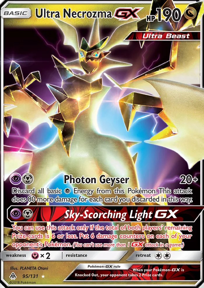 Ultra Necrozma GX · Forbidden Light 95/131