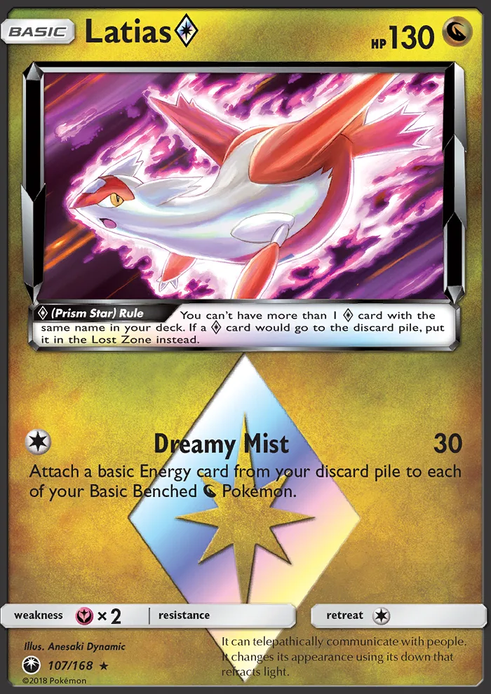 Latias ◇ · Celestial Storm 107/168