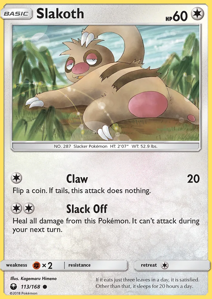 Slakoth · Celestial Storm 113/168