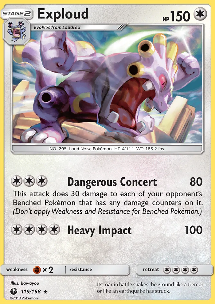 Exploud · Celestial Storm 119/168
