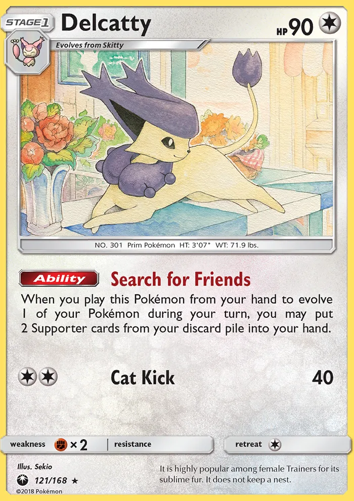 Delcatty · Celestial Storm 121/168