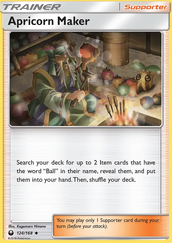 Apricorn Maker · Celestial Storm 124/168