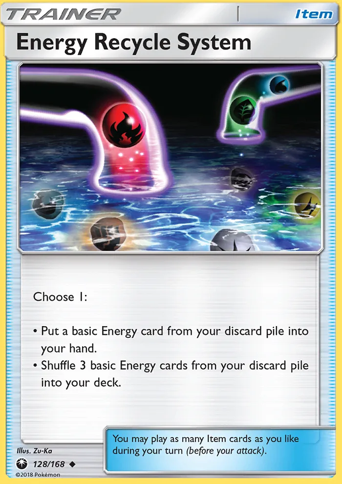 Energy Recycle System · Celestial Storm 128/168