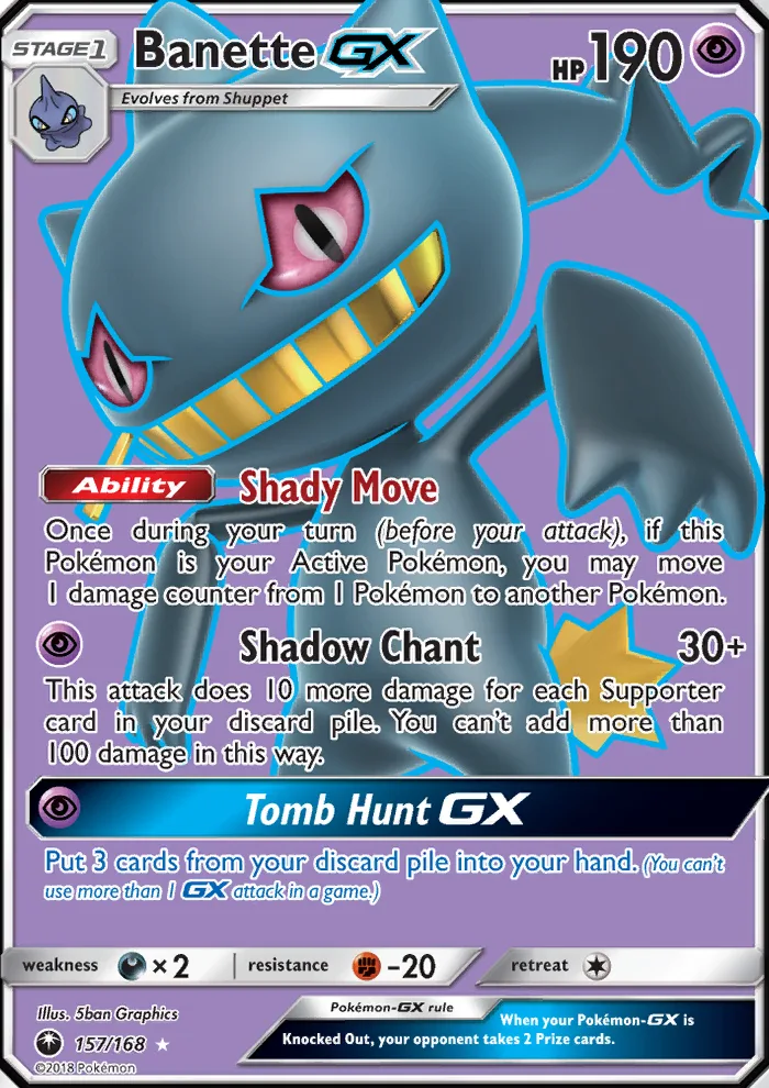 Banette GX · Celestial Storm 157/168