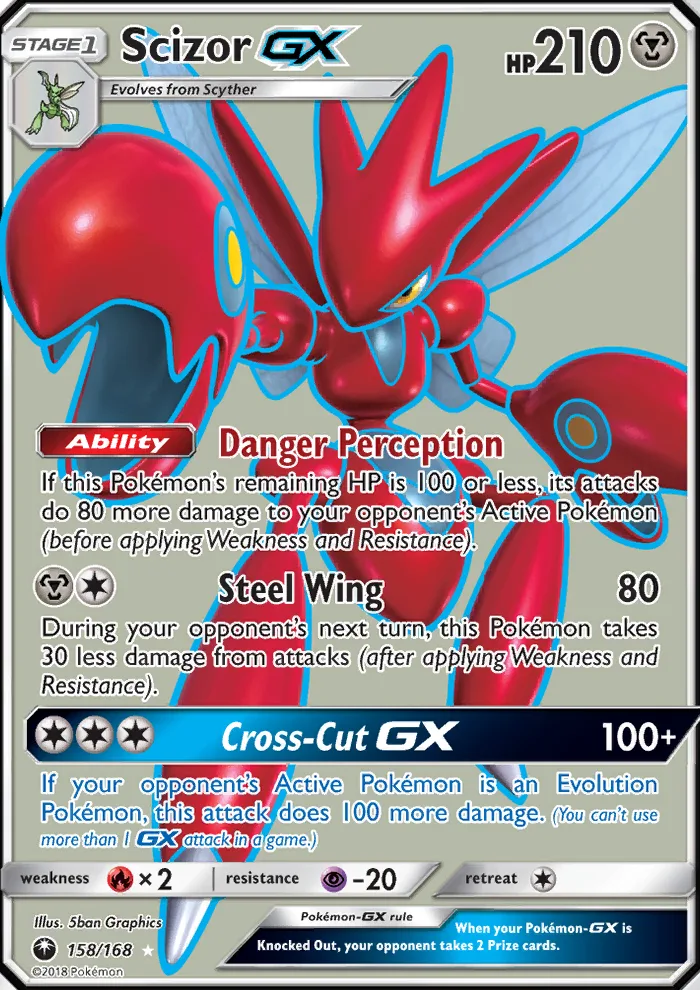 Scizor GX · Celestial Storm 158/168