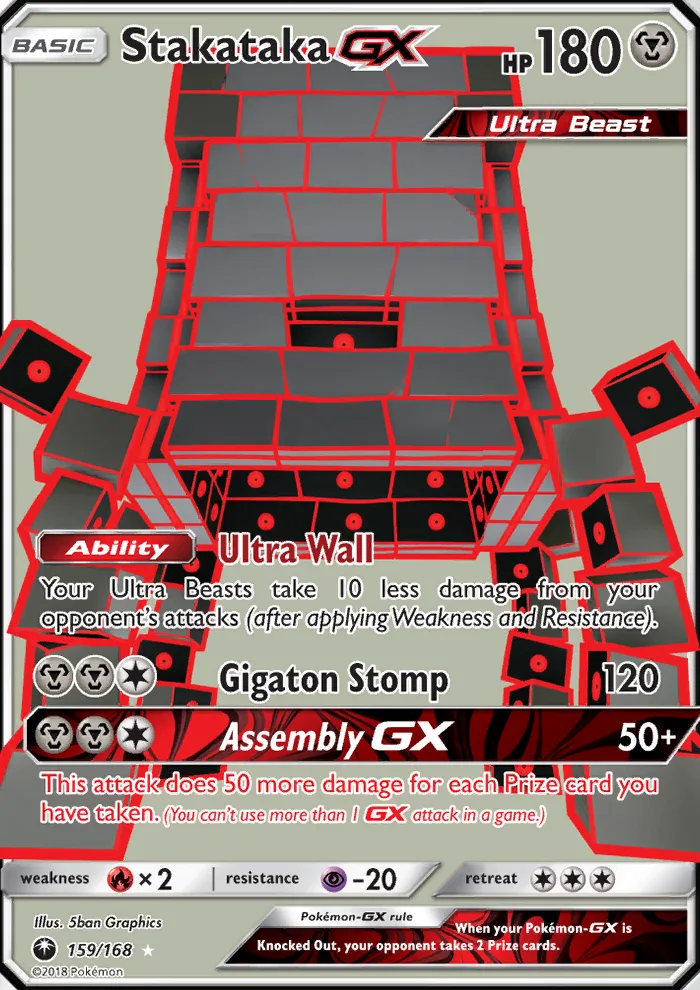Stakataka GX · Celestial Storm 159/168