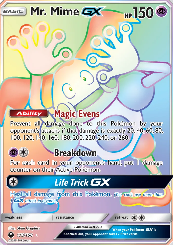 Mr. Mime GX · Celestial Storm 173/168