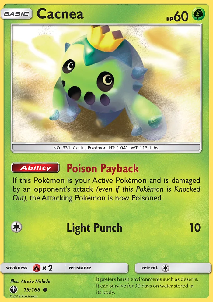 Cacnea · Celestial Storm 19/168