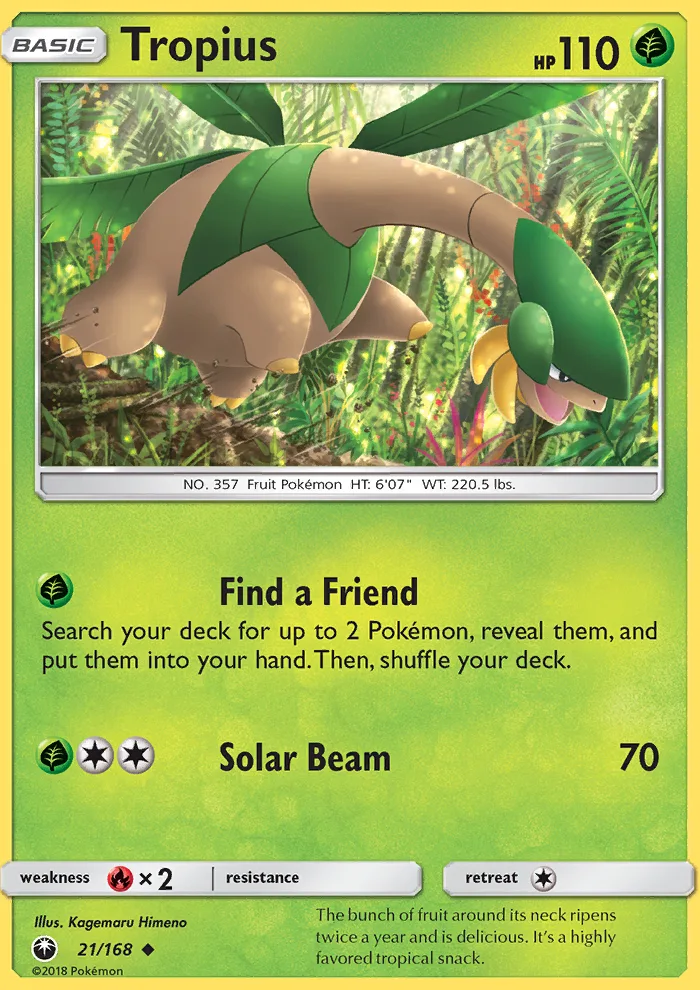 Tropius · Celestial Storm 21/168