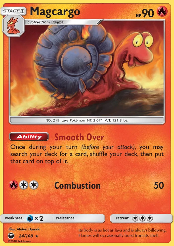 Magcargo · Celestial Storm 24/168