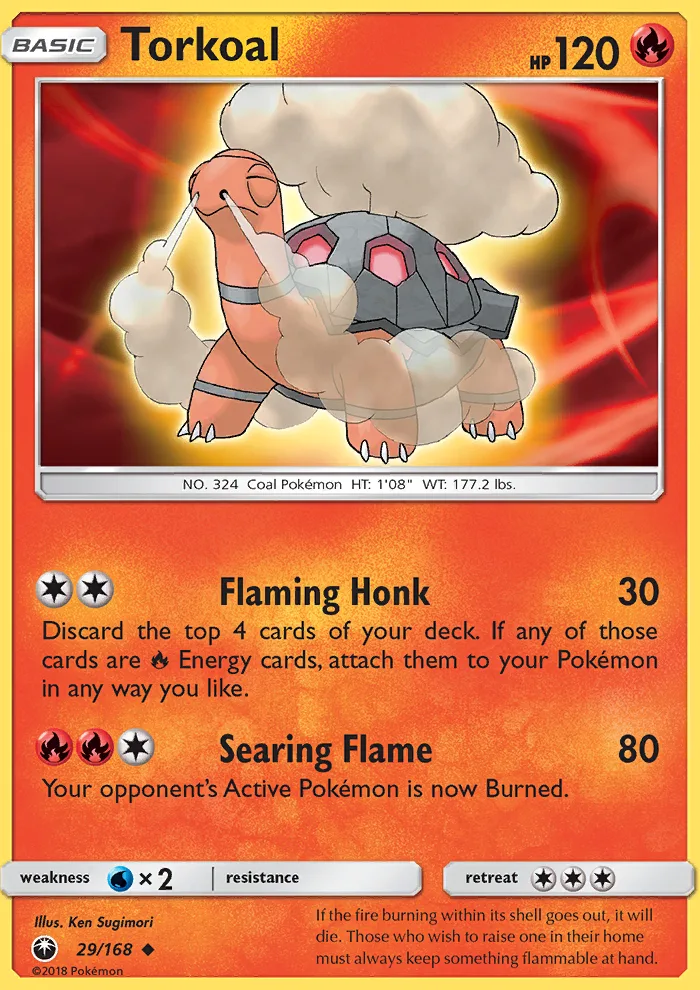 Torkoal · Celestial Storm 29/168