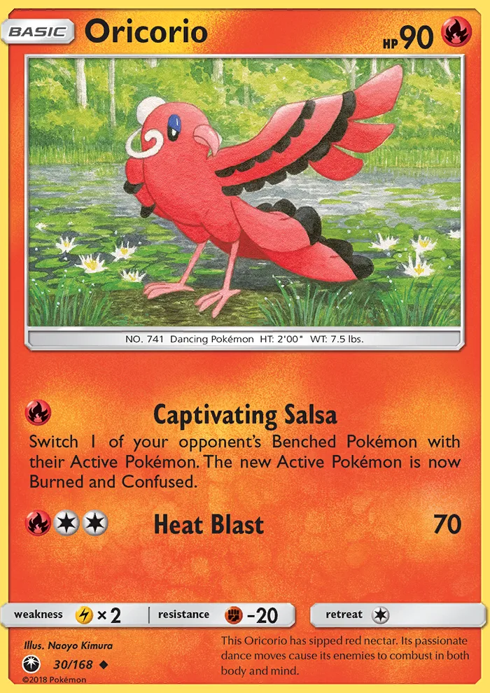 Oricorio · Celestial Storm 30/168