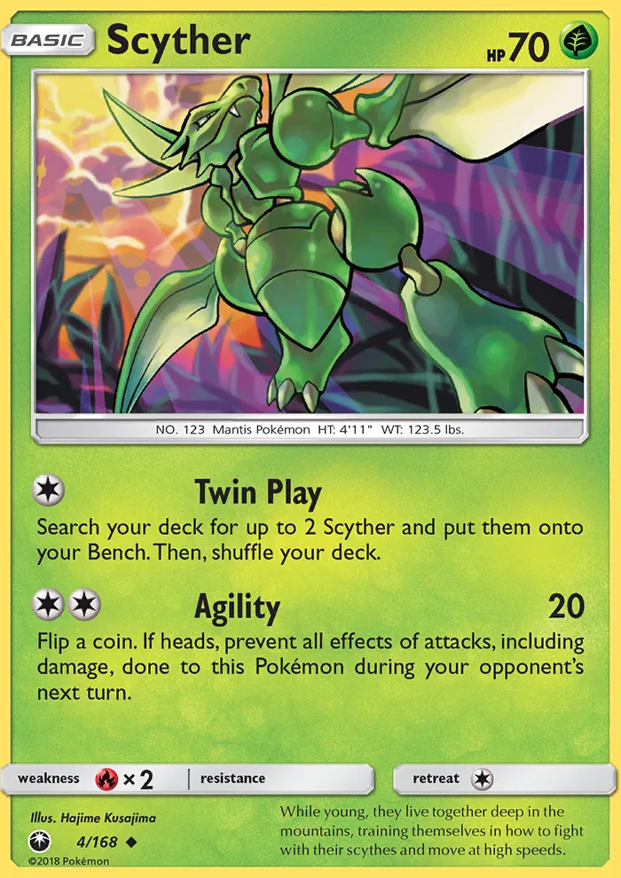 Scyther · Celestial Storm 4/168