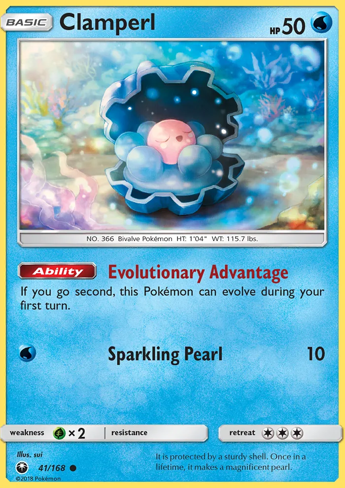 Clamperl · Celestial Storm 41/168