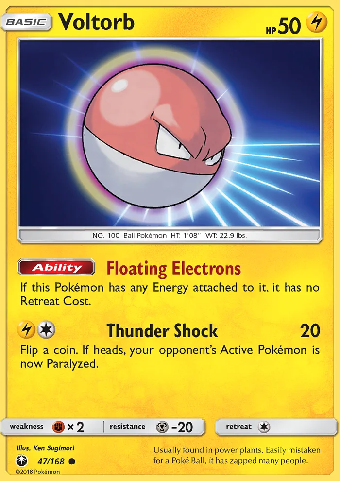 Voltorb · Celestial Storm 47/168