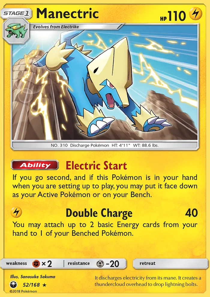 Manectric · Celestial Storm 52/168