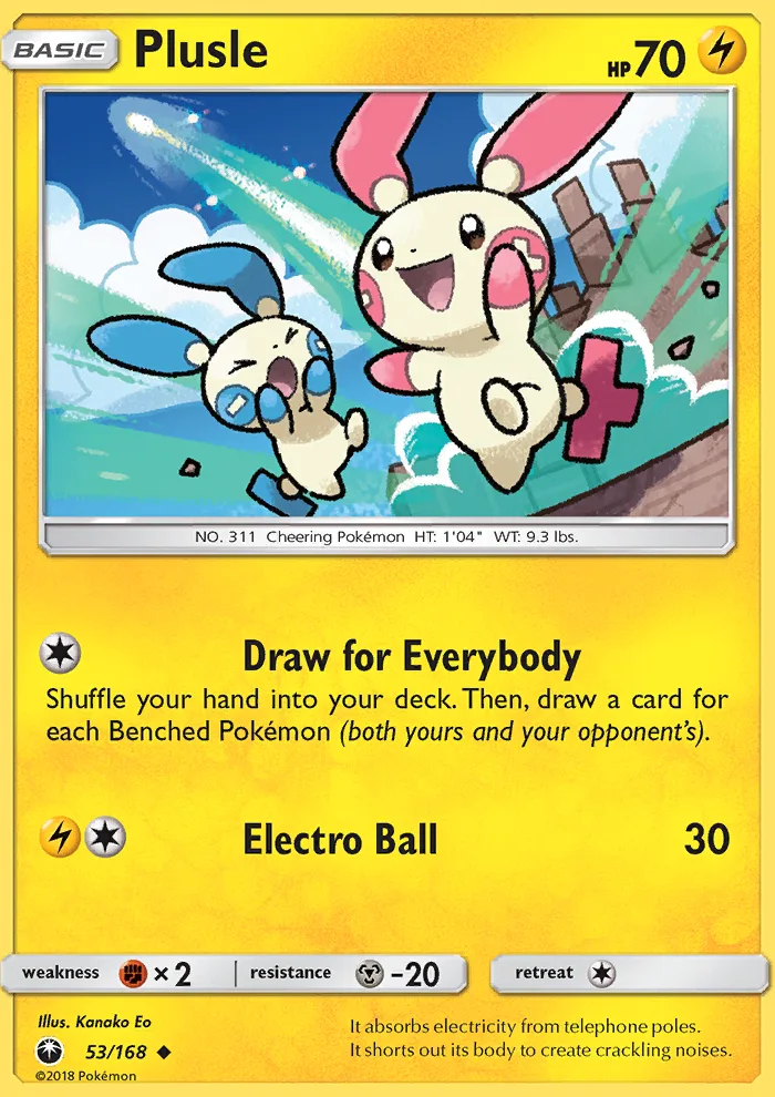 Plusle · Celestial Storm 53/168