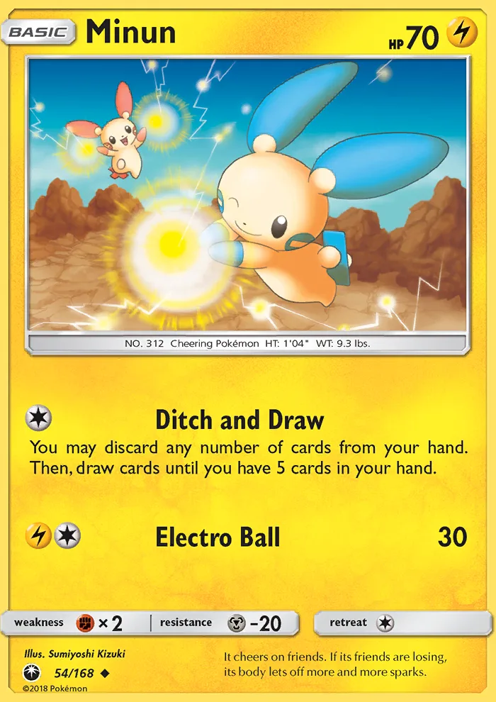 Minun · Celestial Storm 54/168