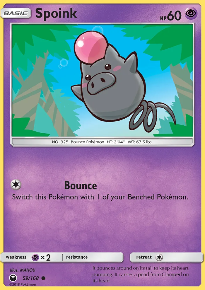 Spoink · Celestial Storm 59/168
