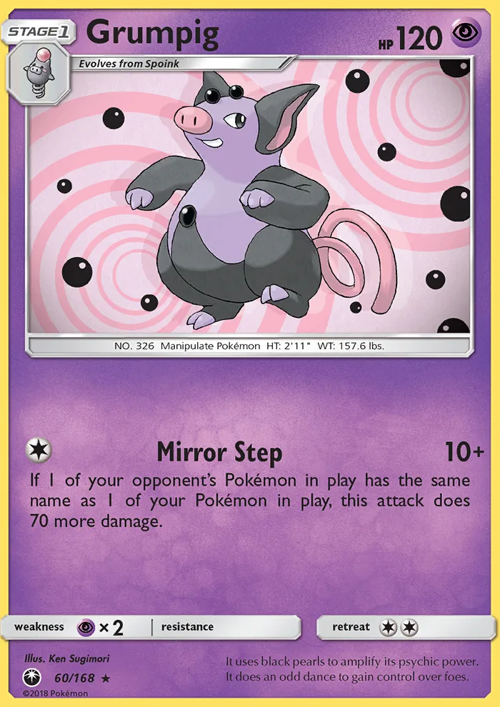 Grumpig · Celestial Storm 60/168