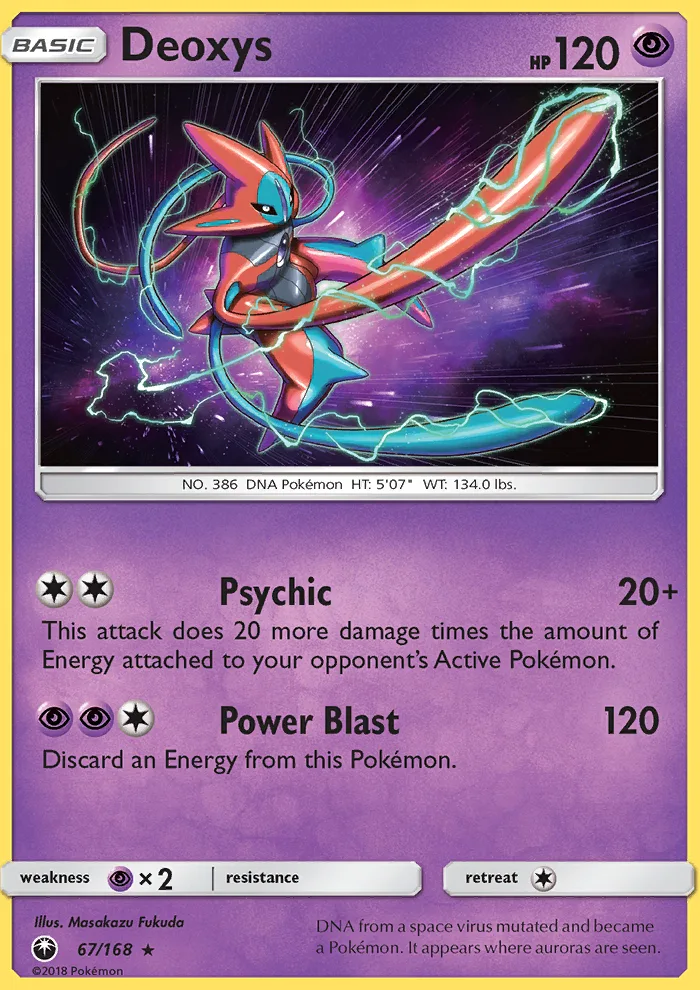 Deoxys · Celestial Storm 67/168